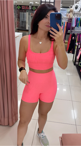 Legging Curto + Top Magal