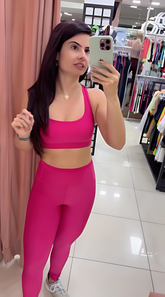 Legging + Top Rosê