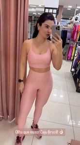 Legging + Top Salmão