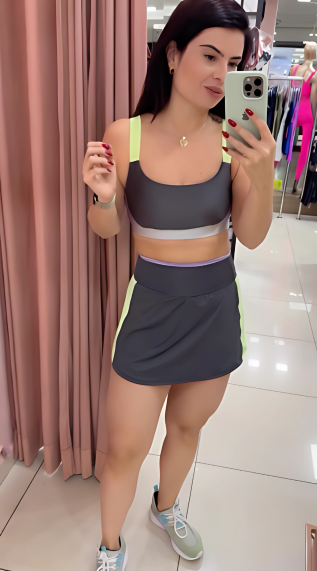 Short/saia + Top Samo